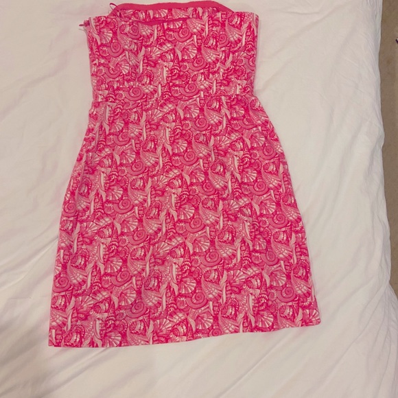 Vineyard Vines Strapless Shell Dress  size 6 - Picture 3 of 3